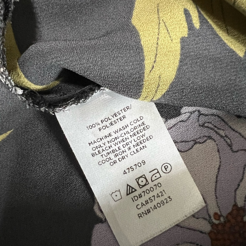 Loft Floral Printed Tie Neck Tunic - Picture 8 of 8